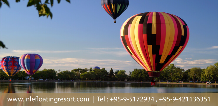 体验热气球穿越茵莱湖之旅​