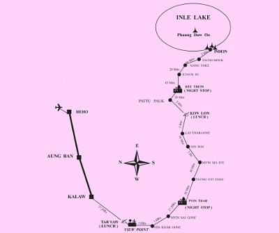 Inle Lake and Hill Trekking around Kalaw